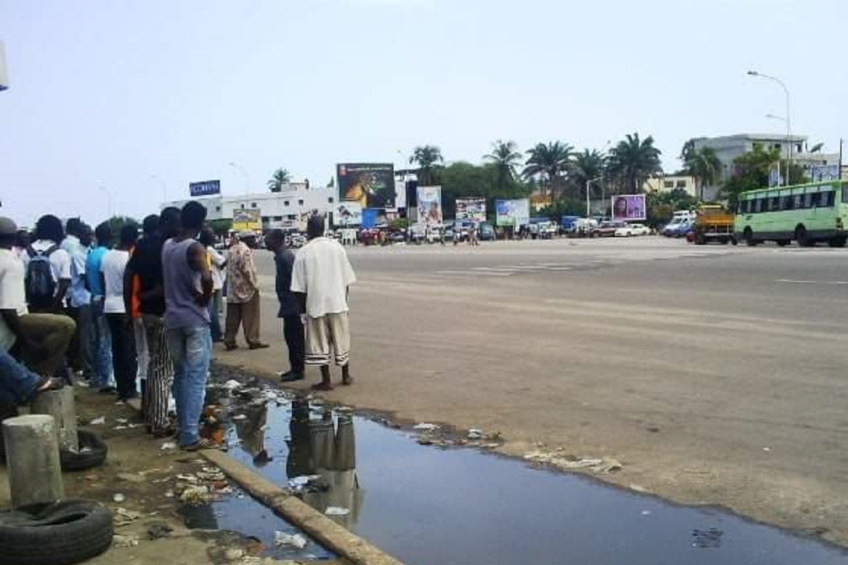 Côte d Ivoire terrible accident de circulation au carrefour de