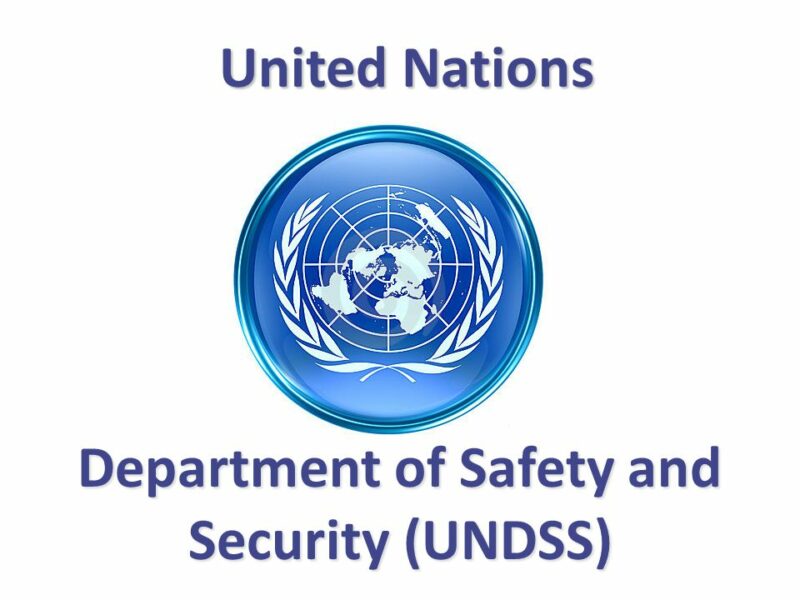 Le Département de la sûreté et de la sécurité des Nations Unies (UNDSS) recrute pour ce poste (03 Juin 2022)