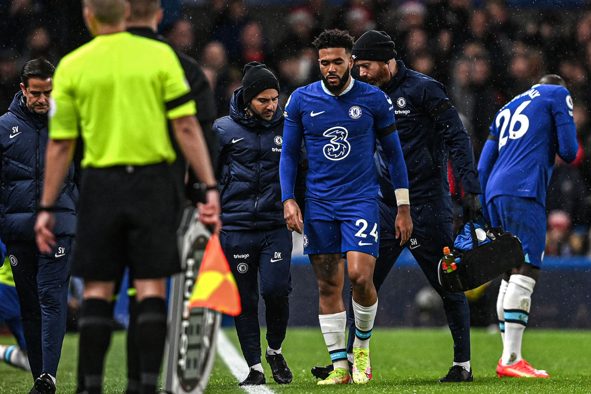 Reece James sort à la 53e minute