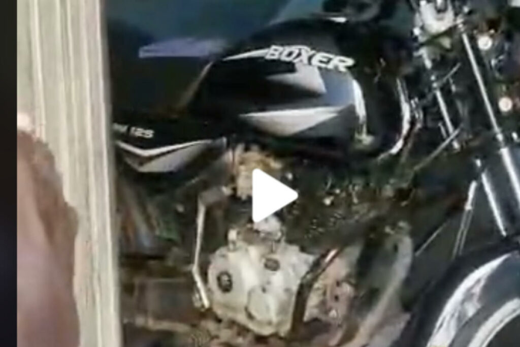 police moto volée vidéo