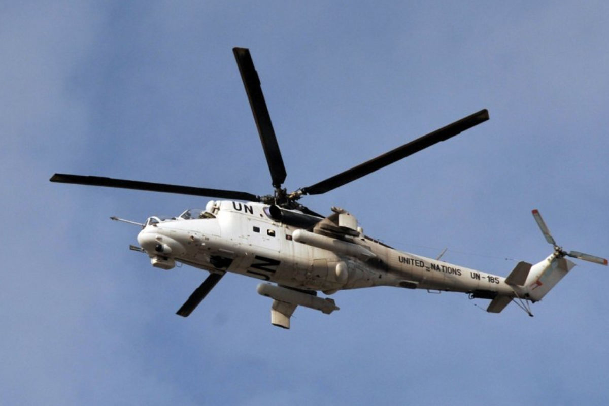RDC hélicoptère ONU attaqué