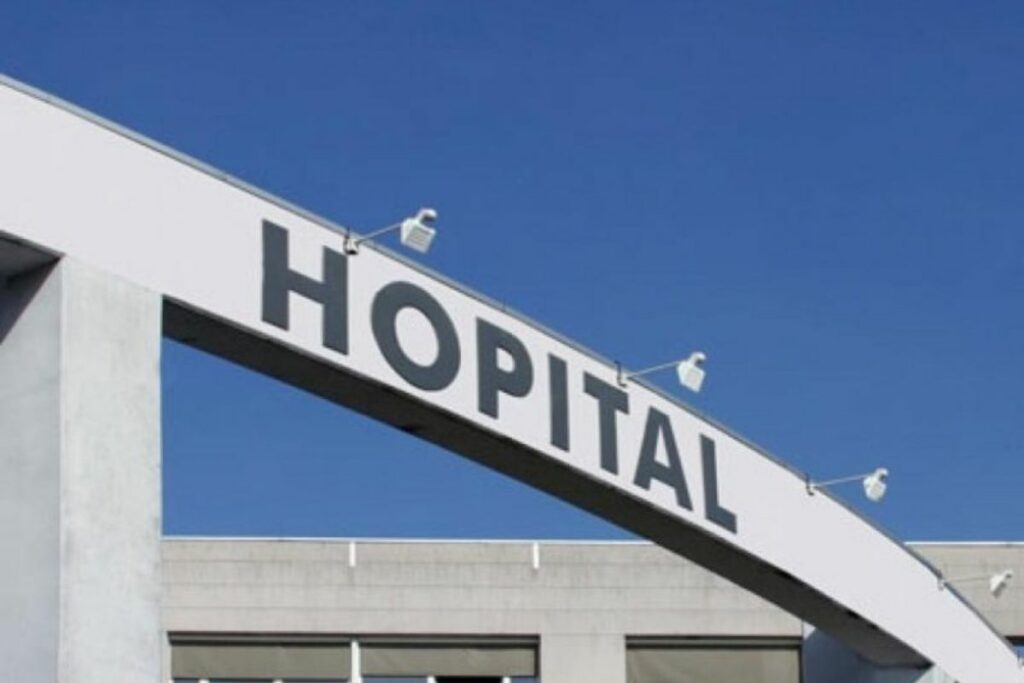 homme hôpital
