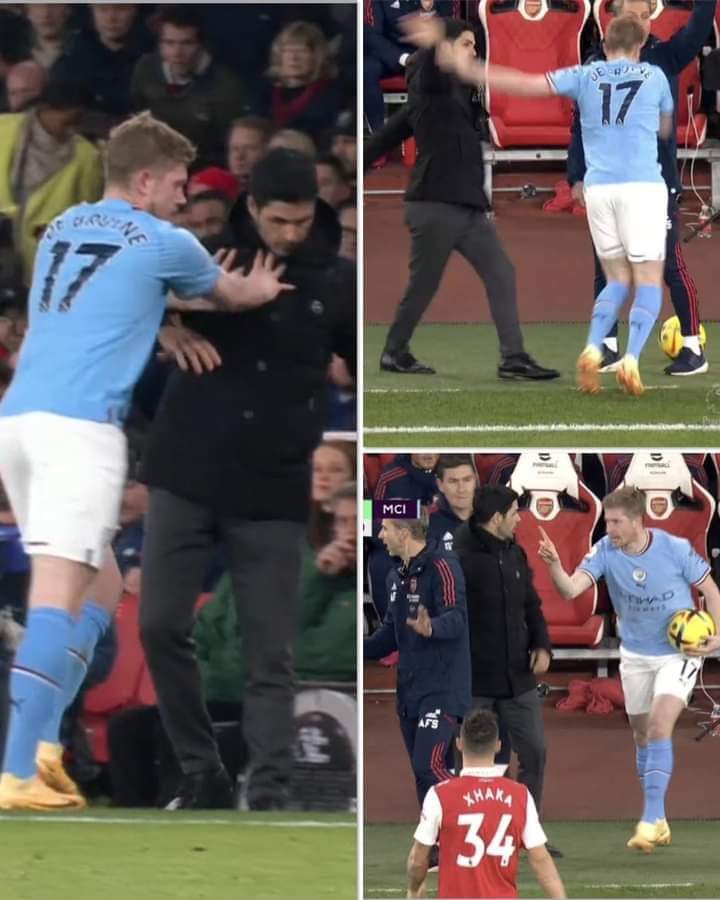 Mikel Arteta De Bruyne