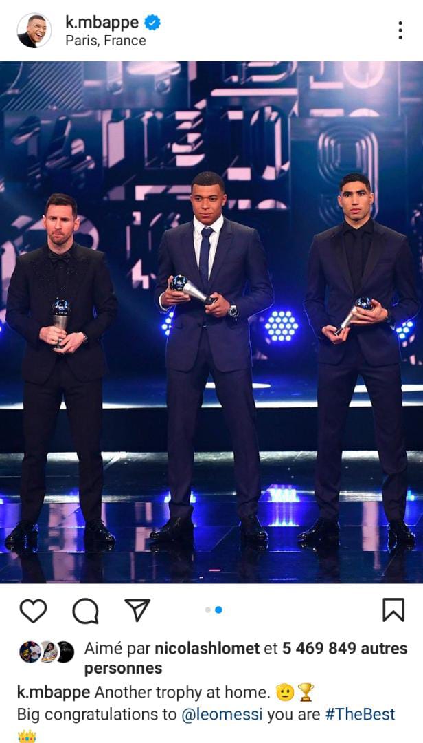 Léo Messi et Kylian Mbappé