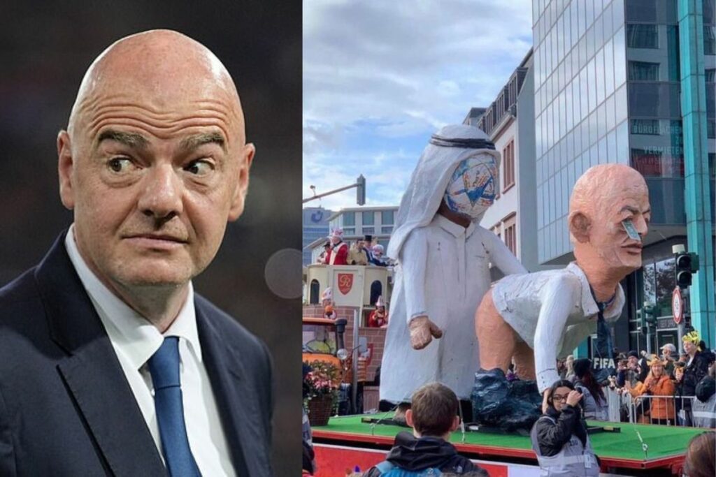 Gianni Infantino statue