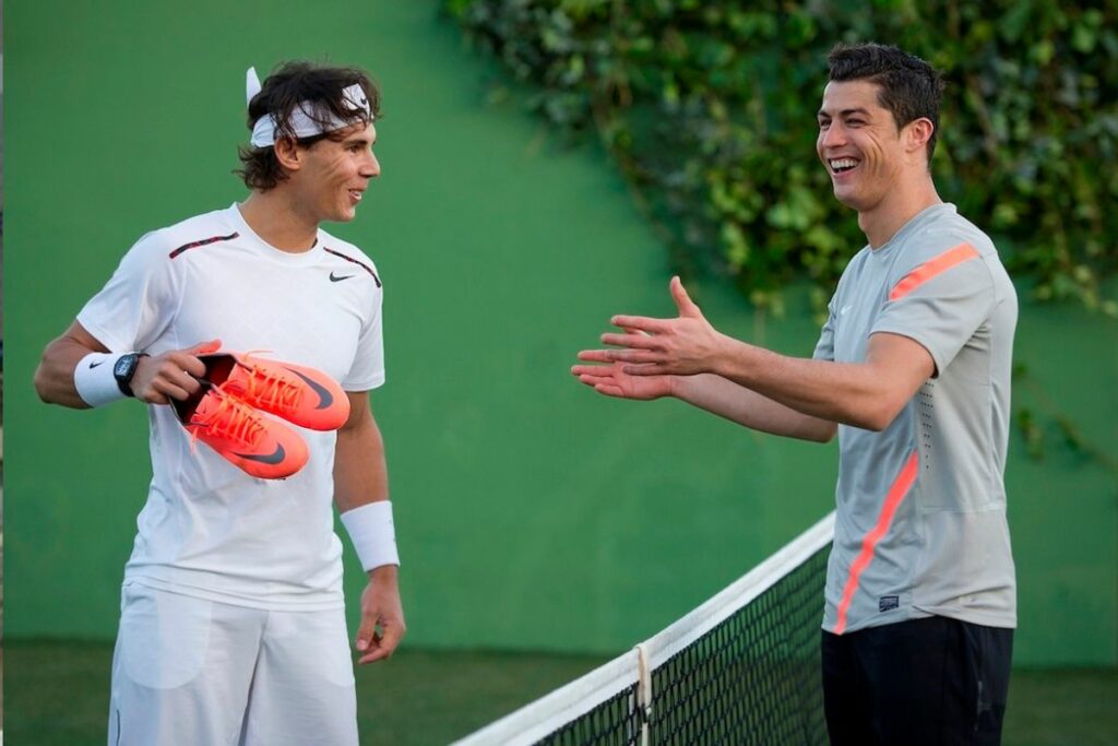 Cristiano Ronaldo et Rafa Nadal affaire