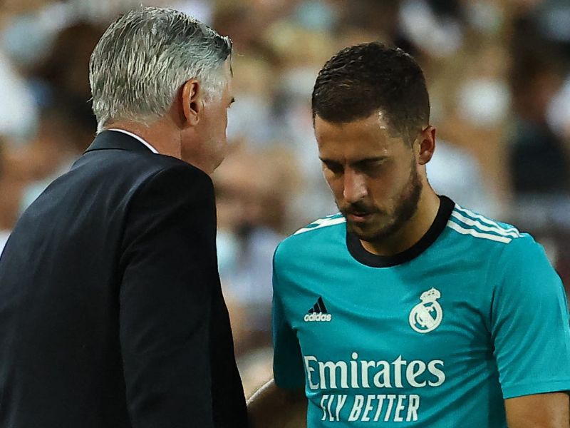 Real Madrid Eden Hazard Ancelotti