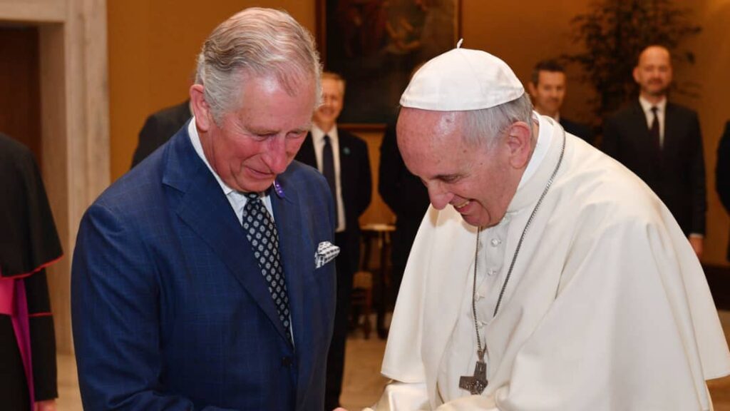 Charles III cadeau Pape
