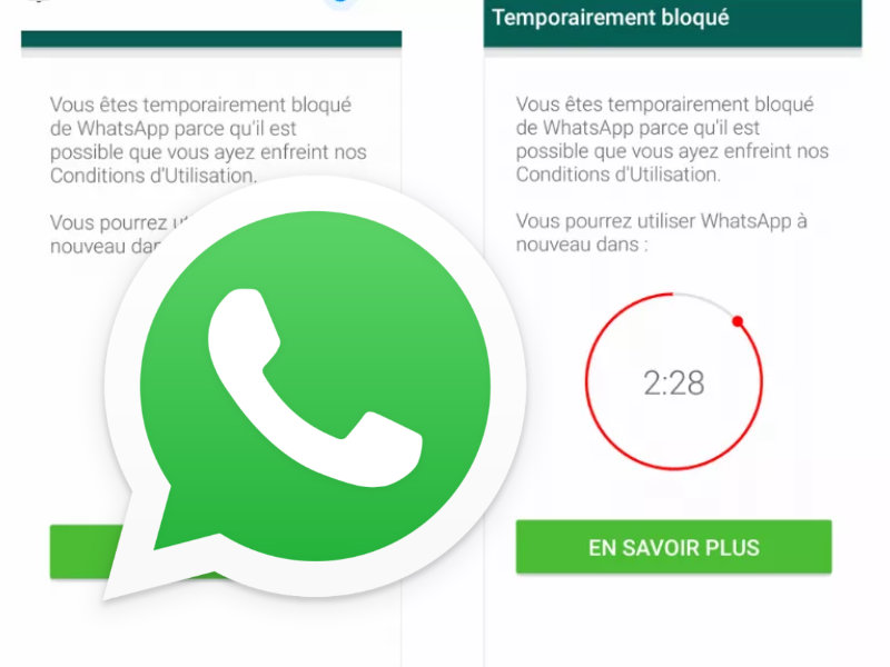 WhatsApp : Voici comment récupérer rapidement votre compte suspendu - YOP  L-FRII