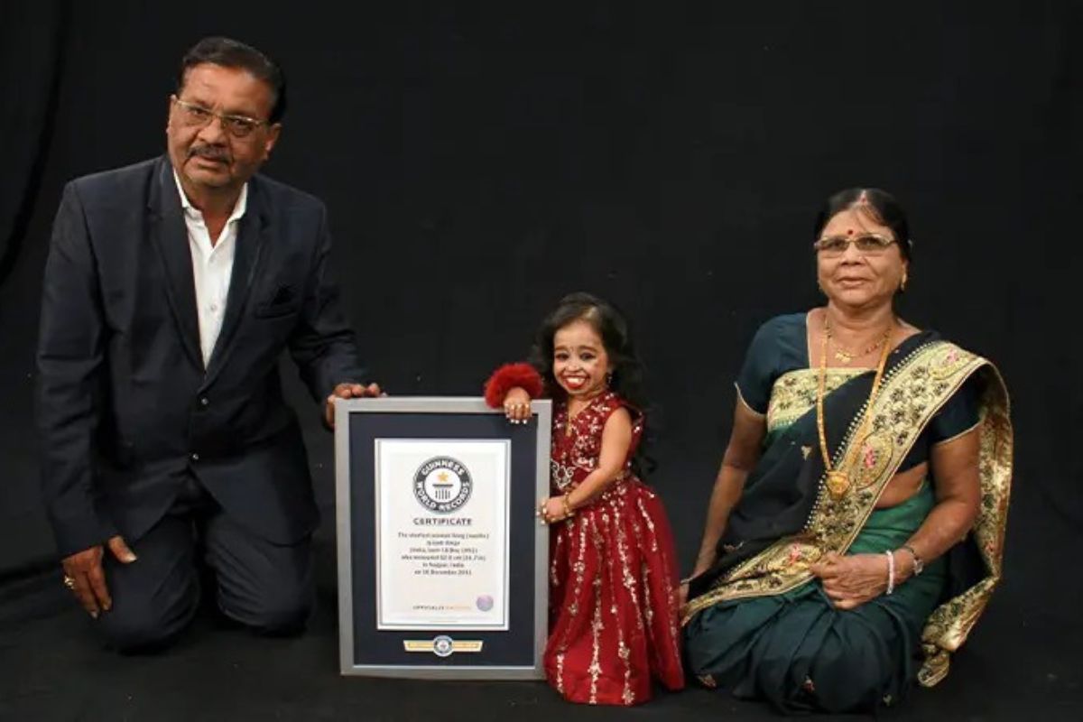 Jyoti Amge le record de la femme la plus petite du monde
