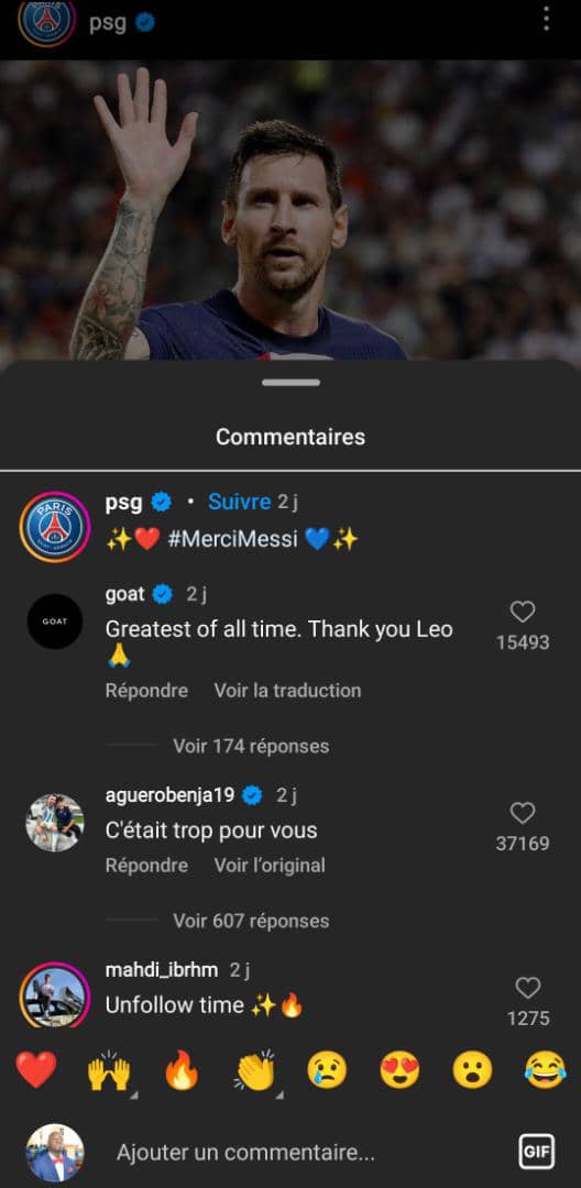 Messi départ