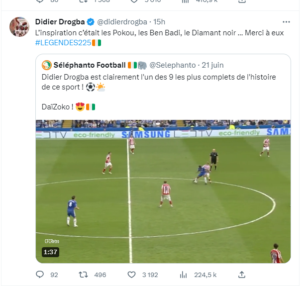 Didier Drogba légendes