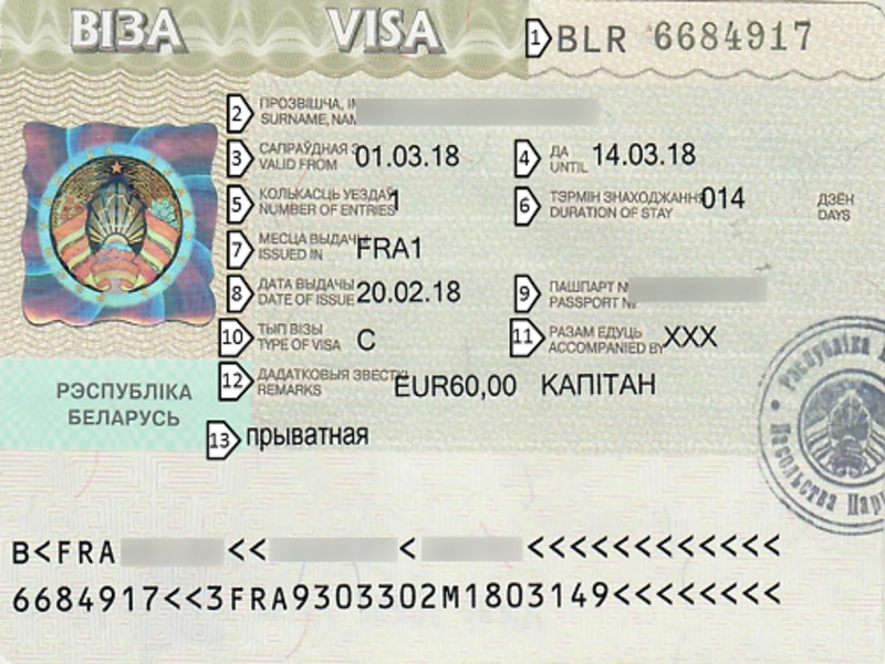 Russie visas