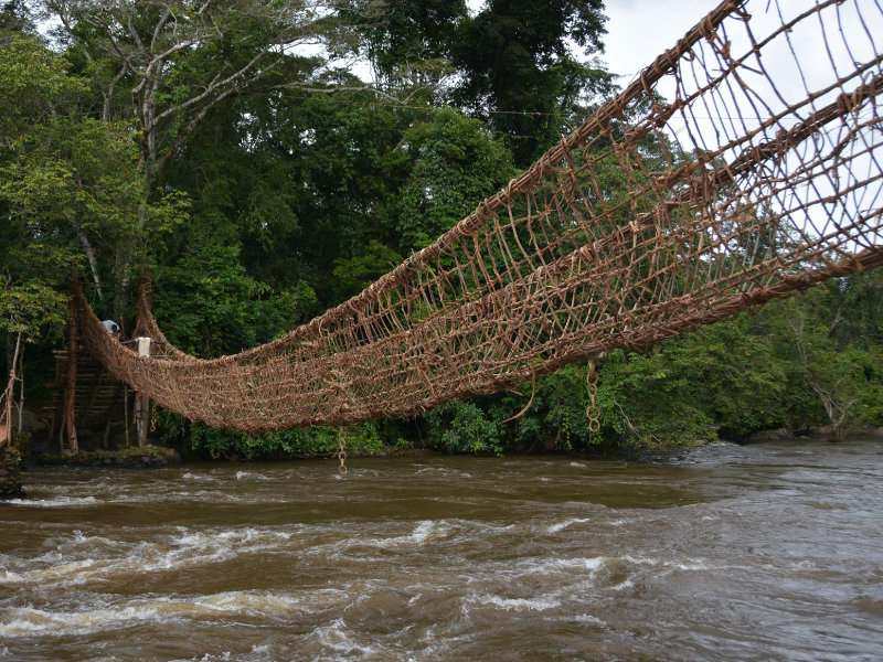 sites touristiques : Le pont de liane à Man