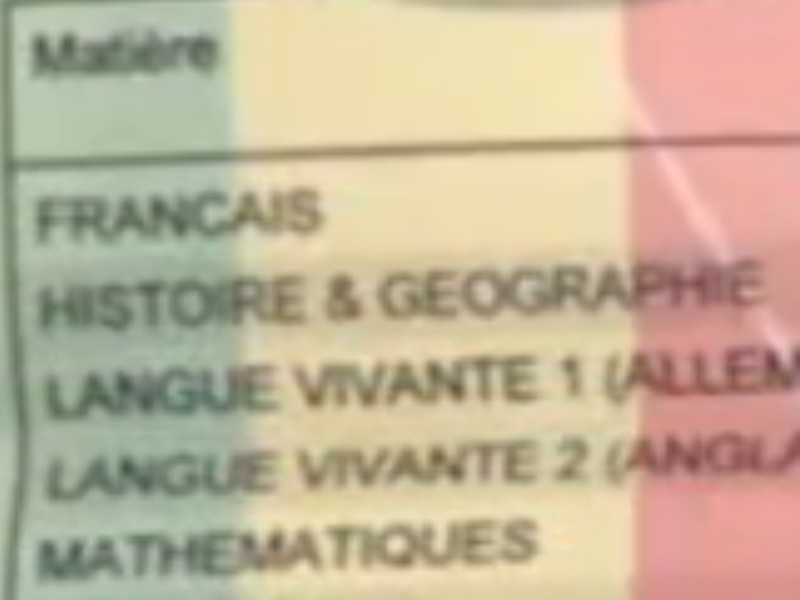 Bénin BAC