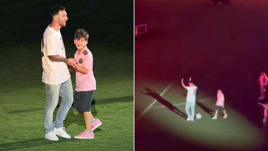 En pleine présentation à l’Inter Miami, Thiago Messi ridiculise son père avec ce geste (vidéo)