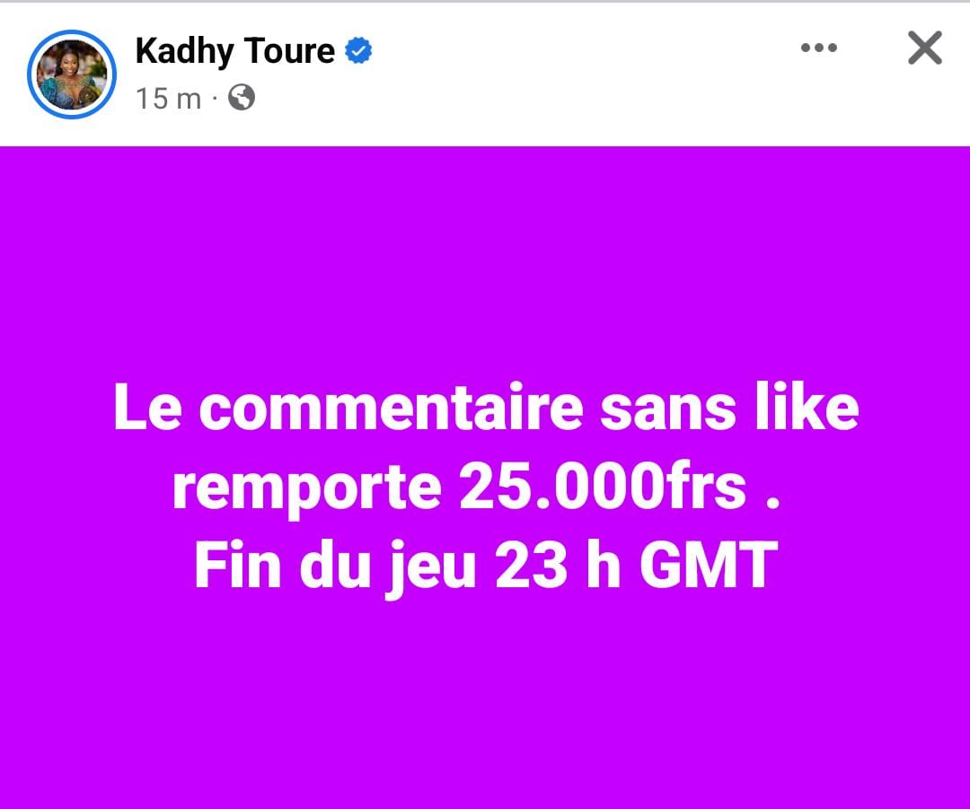 Khady Touré Facebook