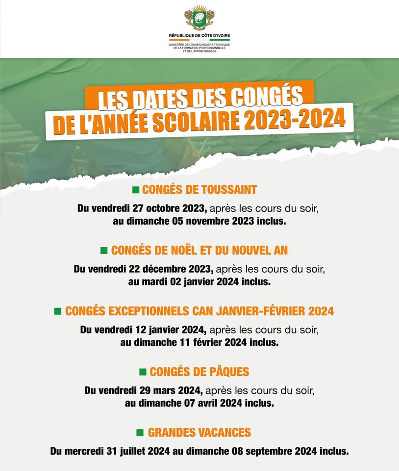 Côte d'Ivoire / Congés scolaires pour la CAN L'initiative fait jaser