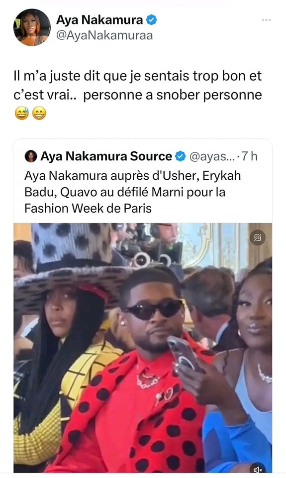 Aya Nakamura Usher