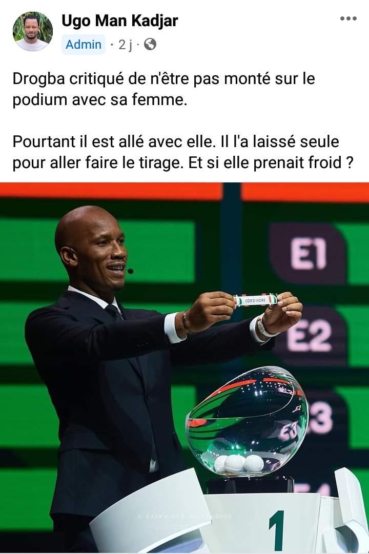 Didier Drogba Gabrielle Lemaire