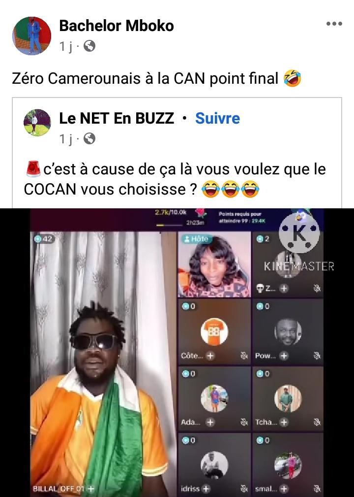 CAN 2023 Camerounais Pétition