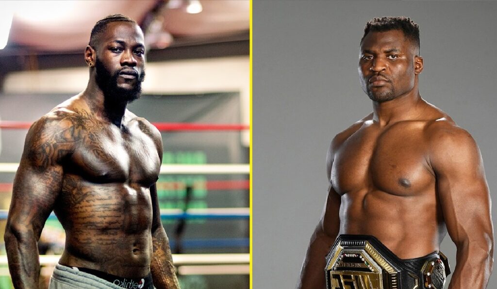 Francis Ngannou Deontay Wilder