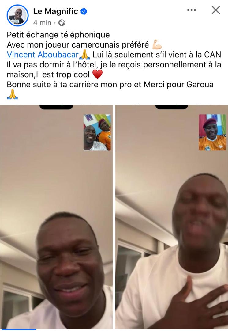 artiste ivoirien Camerounais CAN