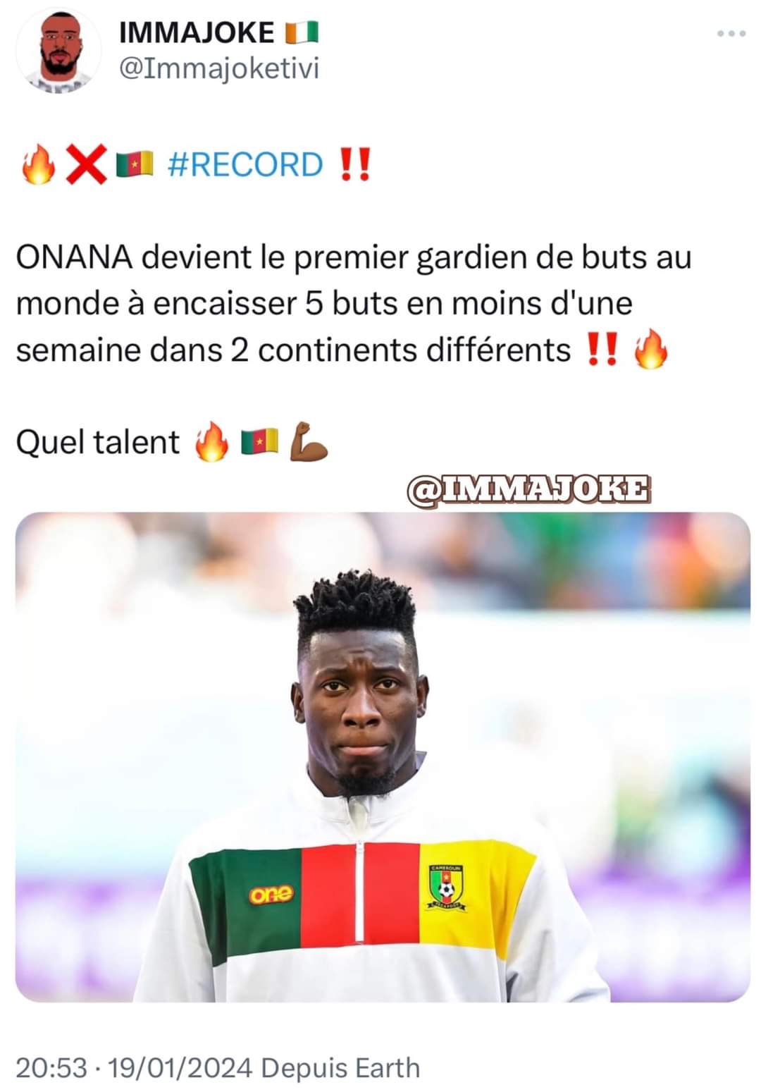 André Onana Cameroun CAN 2023