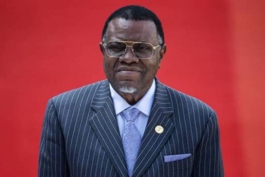 Carnet noir Namibie   portrait d'Hage Geingob, grande figure de l'indépendance