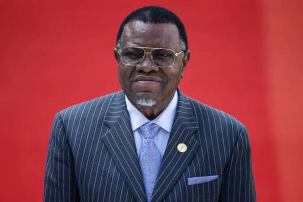 Carnet noir Namibie   portrait d'Hage Geingob, grande figure de l'indépendance