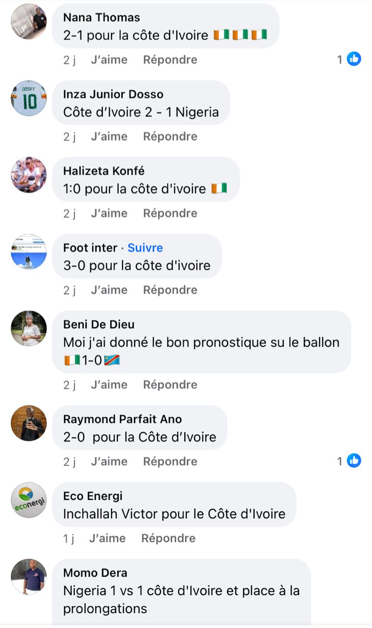 CAN 2023 Finale Côte d'Ivoire Nigeria