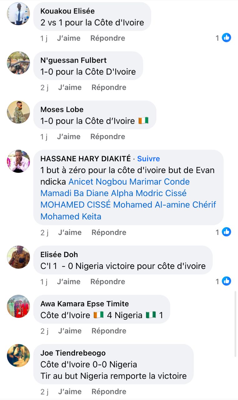 CAN 2023 Finale Côte d'Ivoire Nigeria