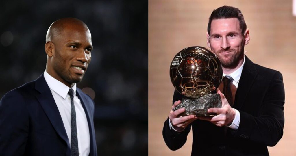 Didier Drogba Lionel Messi