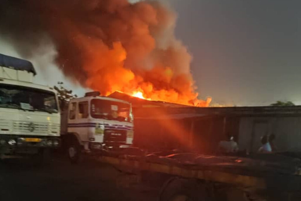 port autonome lomé incendie