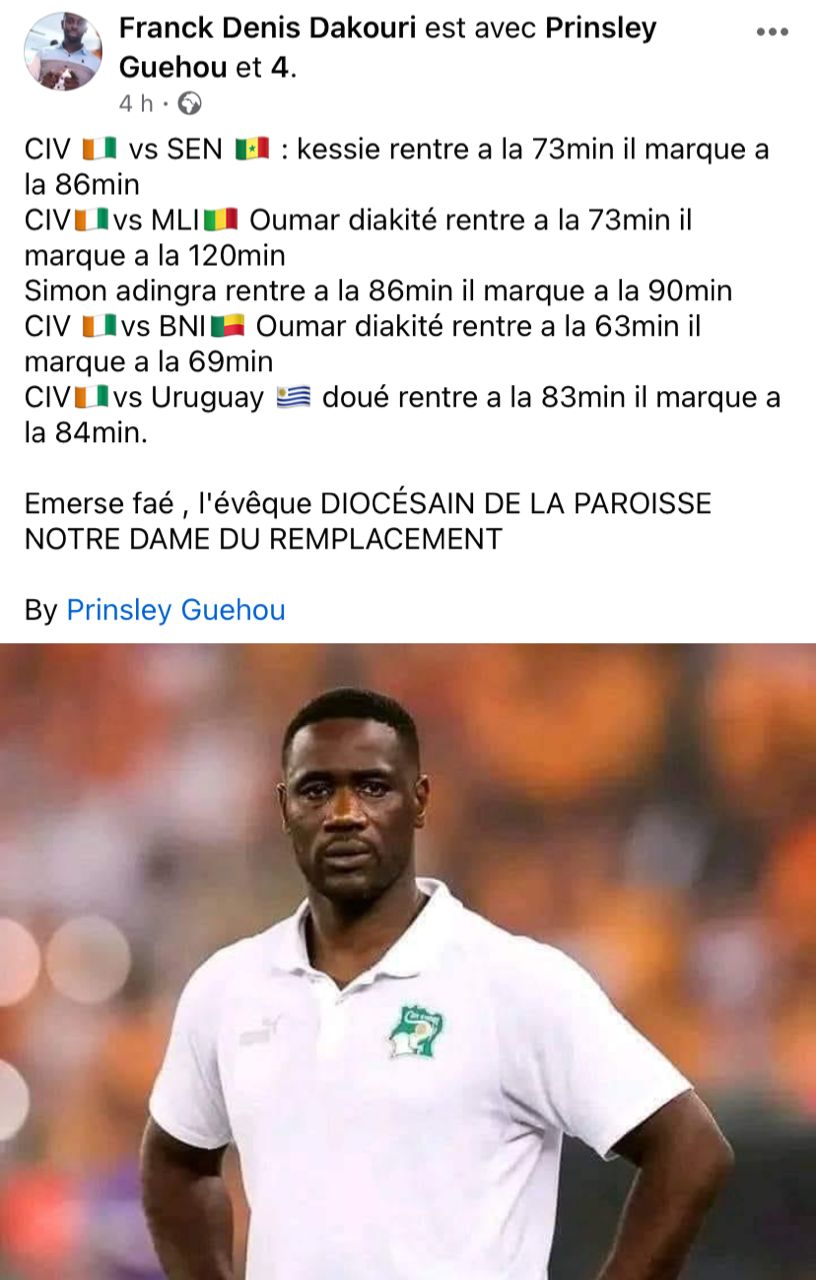 Emerse Faé Côte d'Ivoire