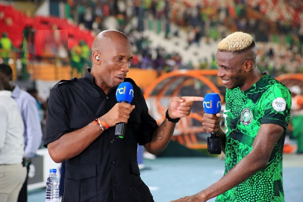 Didier Drogba Victor Osimhen CAN 2023