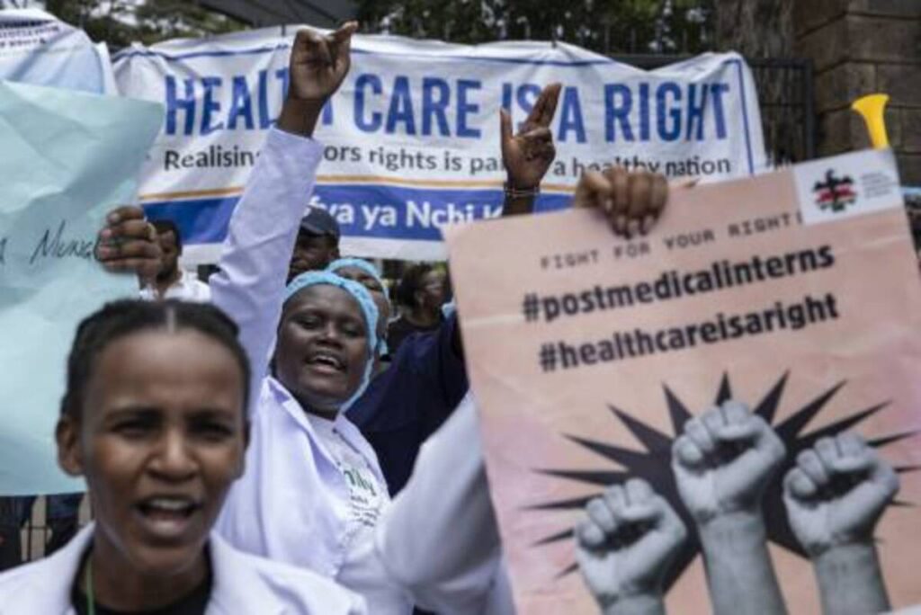 Kenya manifestation de médecins hospitaliers pour des revalorisations salariales