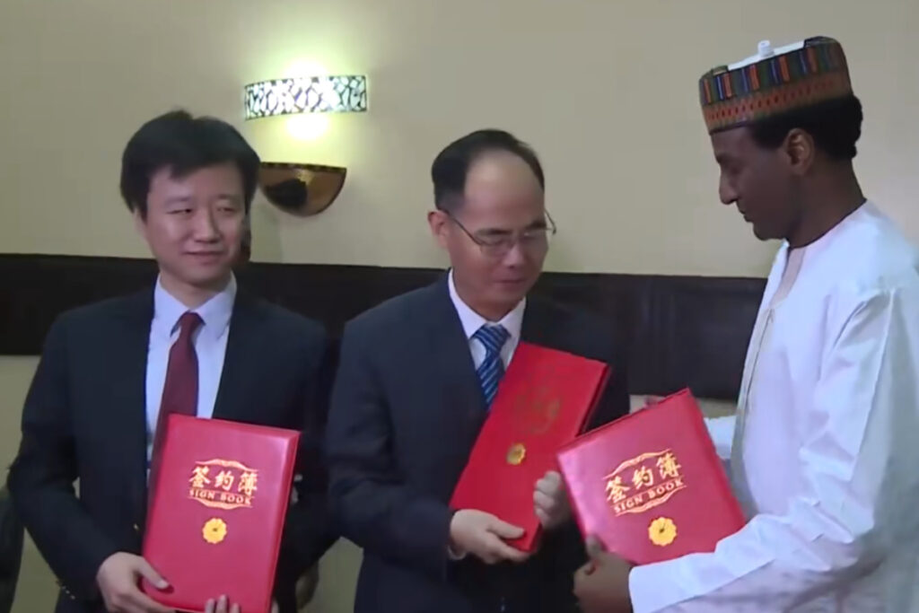 Niger Chine milliards