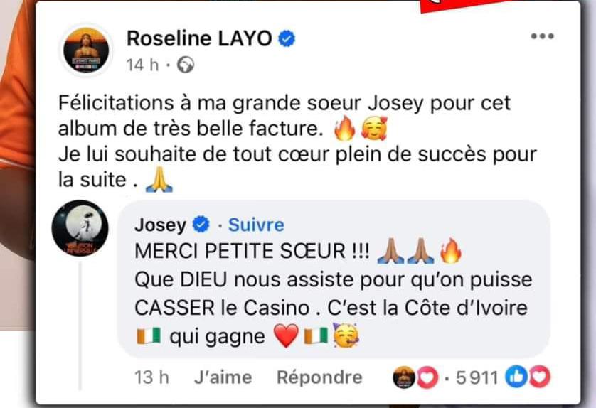 Roseline Layo Josey Côte d'Ivoire