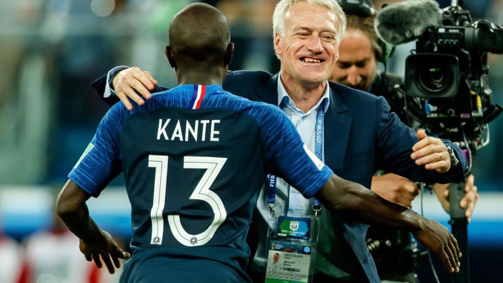 Equipe de France belles retrouvailles entre Didier Deschamps et Ngolo Kanté