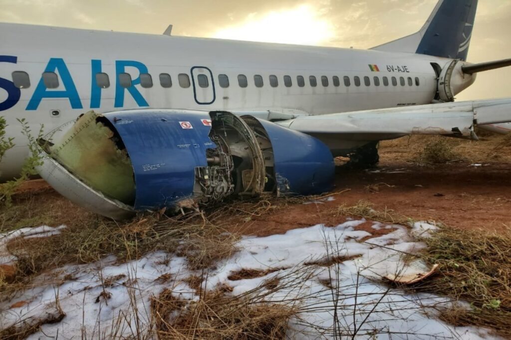 Sénégal : crash d'un Boeing 737 évité de justesse sur un vol Dakar Bamako ; des blessés