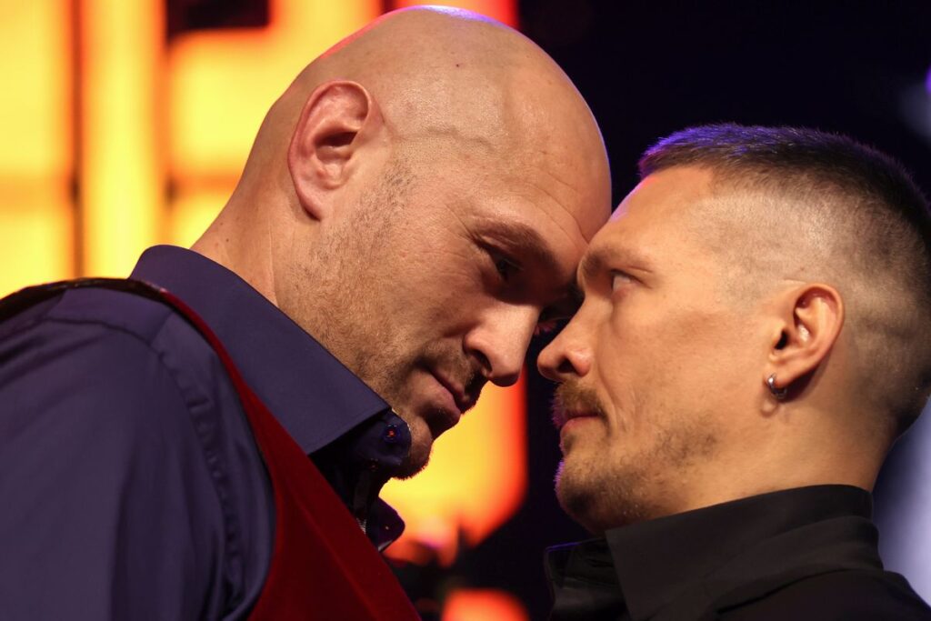 Tyson Fury et Oleksandr Usyk