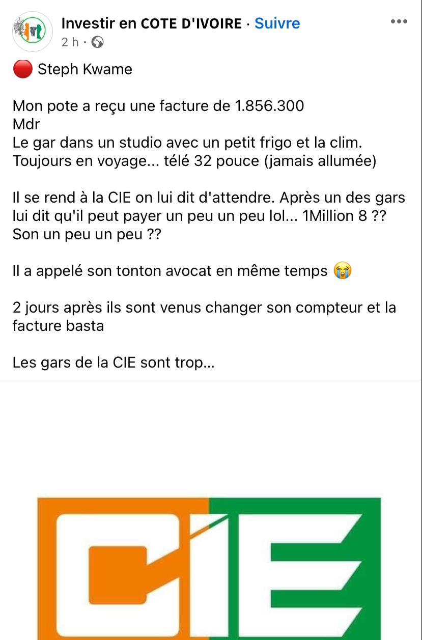 Côte d'Ivoire CIE