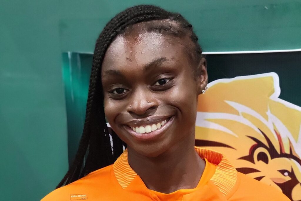 La championne Jessika-Lauren Gbaï Après la victoire à la CAN, je me suis dit que les Ivoiriens doivent...