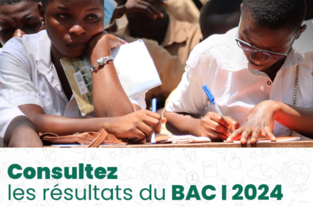 Togo BAC I 2024 resultats