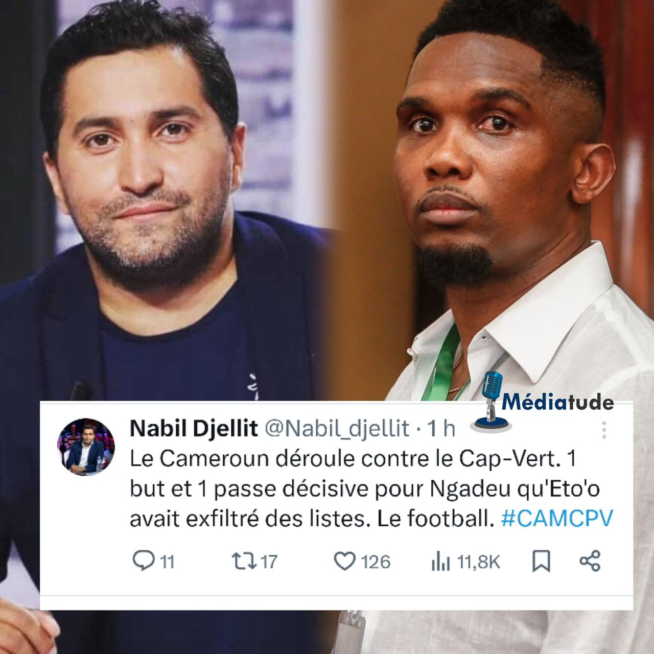 Nabil Djellit Samuel Eto'o Cameroun Cap-Vert