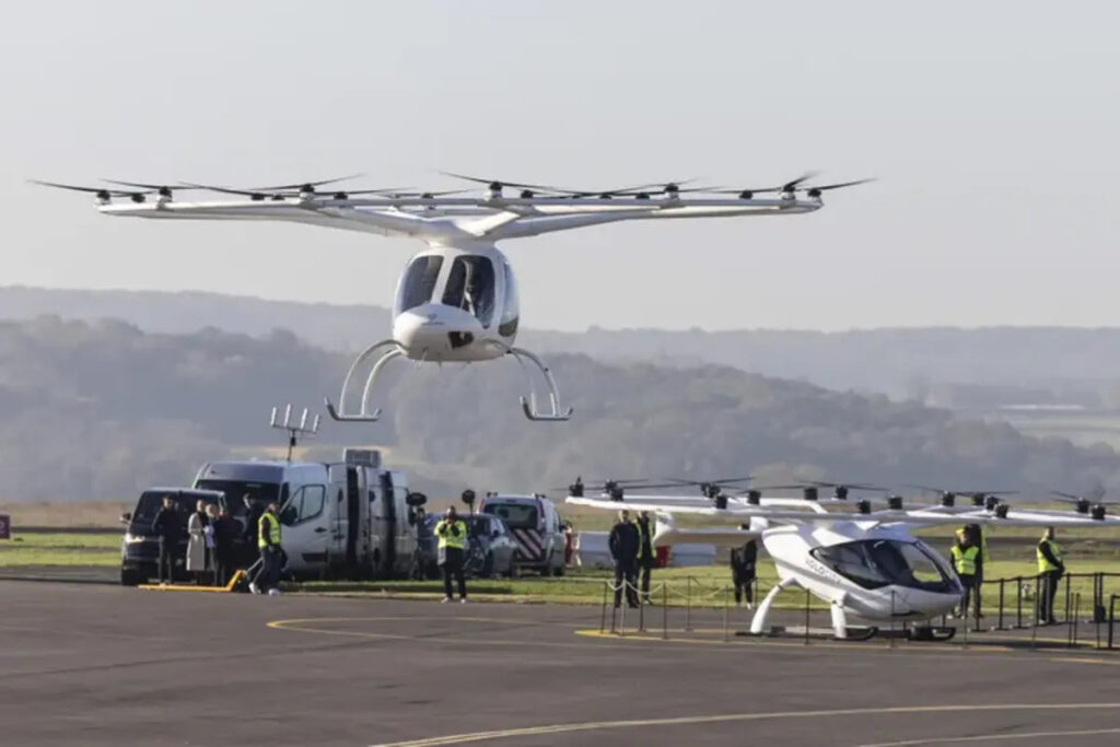 JO Paris 2024 : des taxis volants au centre des débats mitigés