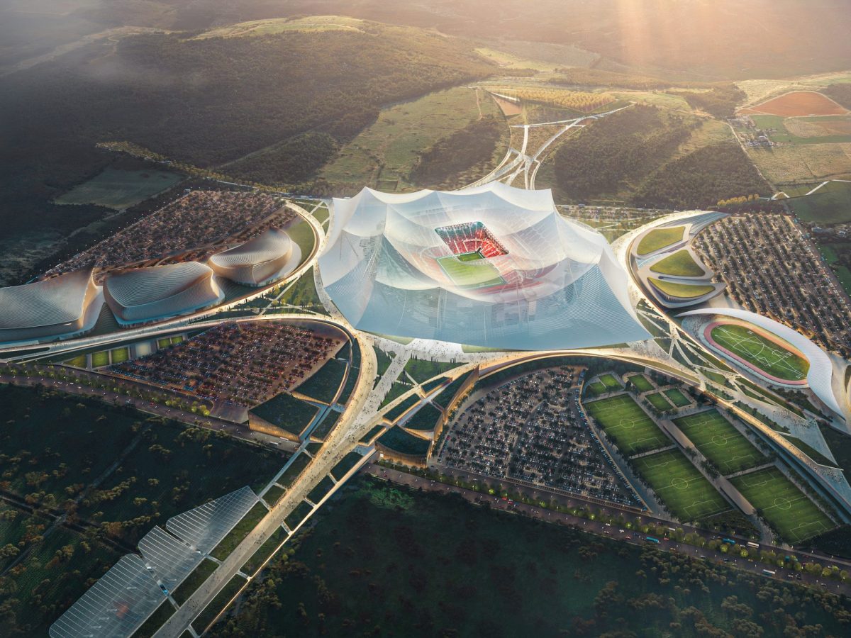 Maroc les images du prochain plus grand stade du monde dévoilées (images)