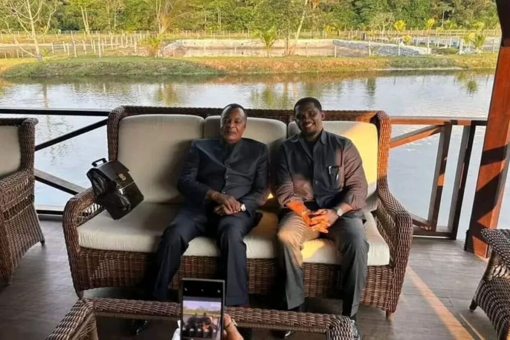 Denis Sassou Nguesso Samuel Eto'o