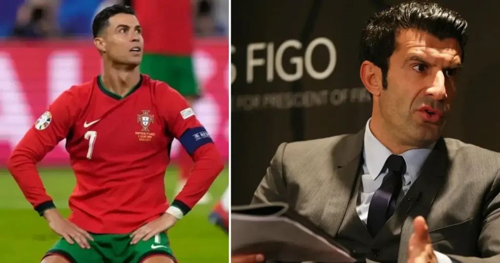 Luis Figo Cristiano Ronaldo